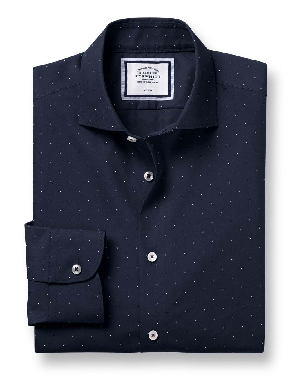 Slim Fit Non Iron Pure Cotton Print Shirt image 2