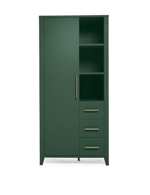 Mamas & Papas Melfi Storage Wardrobe - Dark Green, Dark Green