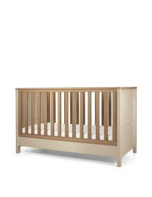 Mamas & Papas Harwell Cotbed - Beige, Beige