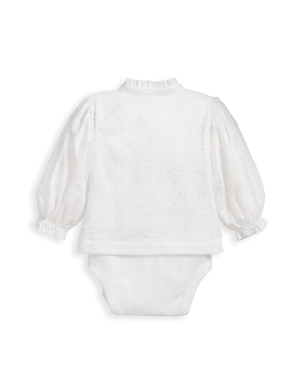 Laura Ashley Lace Frill Bodysuit (0-2 Yrs) image 3