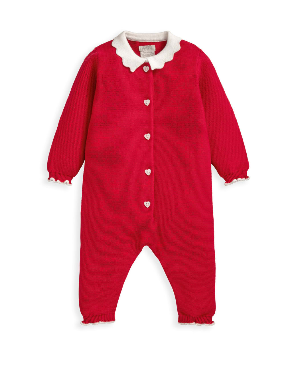 Mrs Santa Christmas Knitted Romper (0-18 Mths) image 2