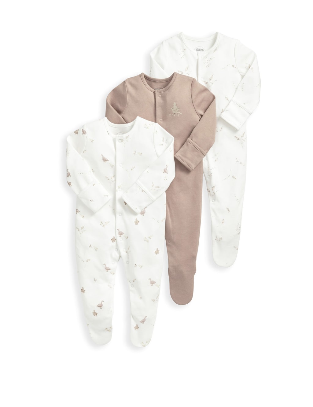 3pk Down By Lake Sleepsuits (0-2 Yrs) image 1