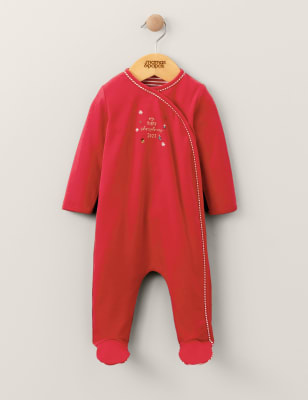 Mamas & Papas My 1st Christmas All in One (7lbs-12 Mths) - 9-12M - Red, Red