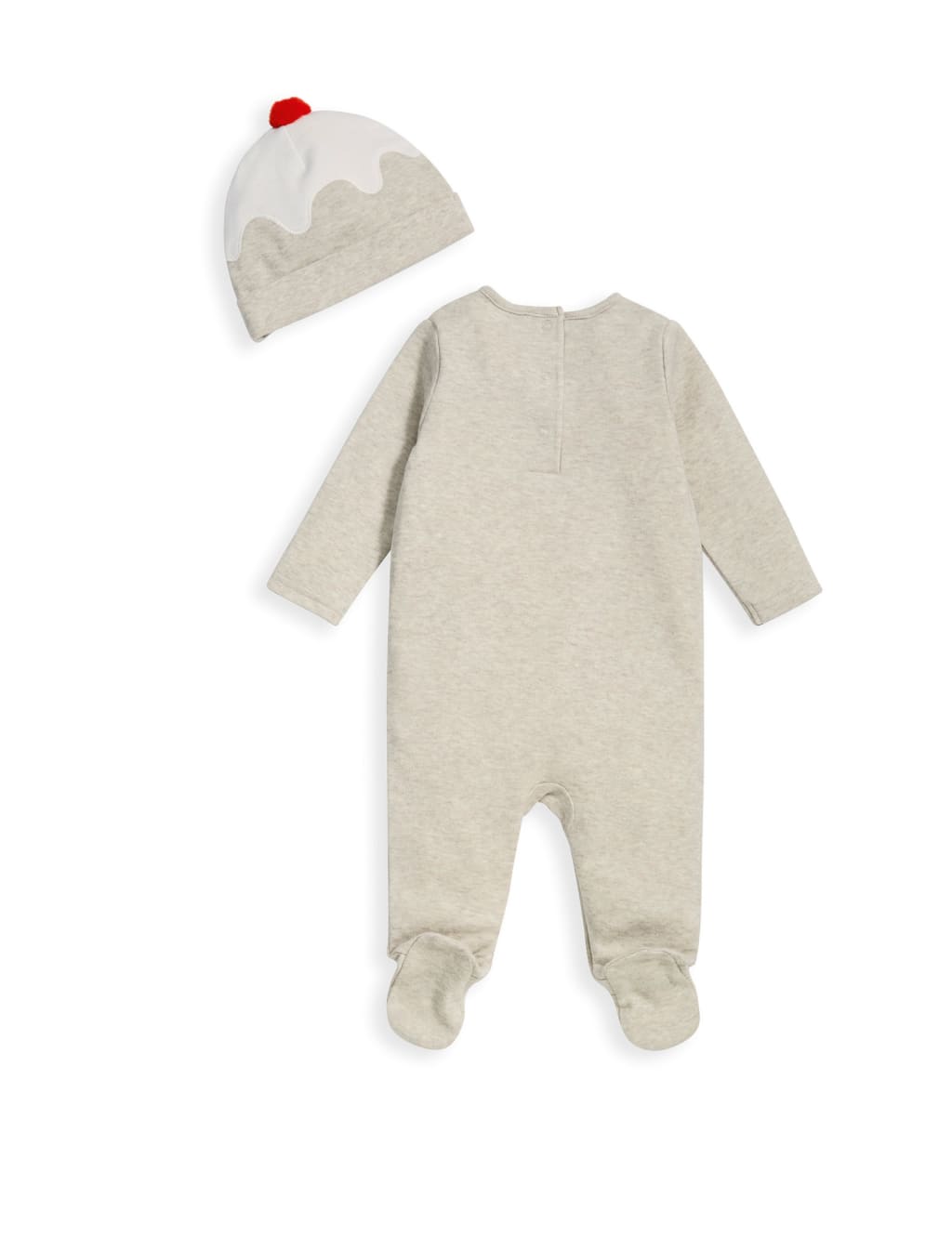 My Little Pudding Christmas All in One & Hat Set (7lbs-12 Mths) image 4
