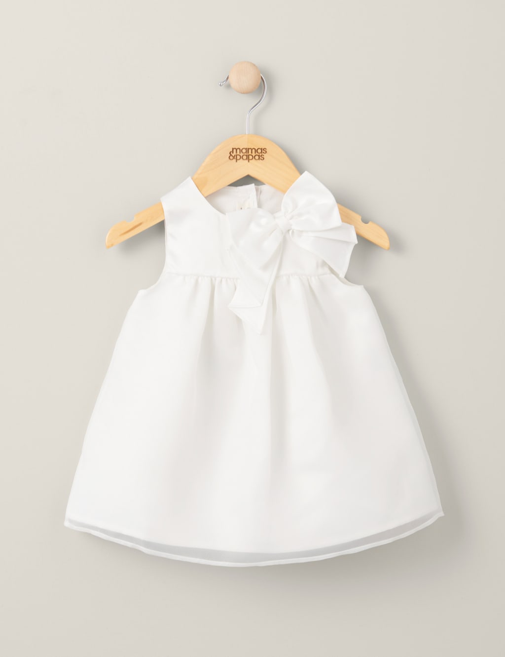 Pure Cotton Bow Dress (0-3 Yrs)