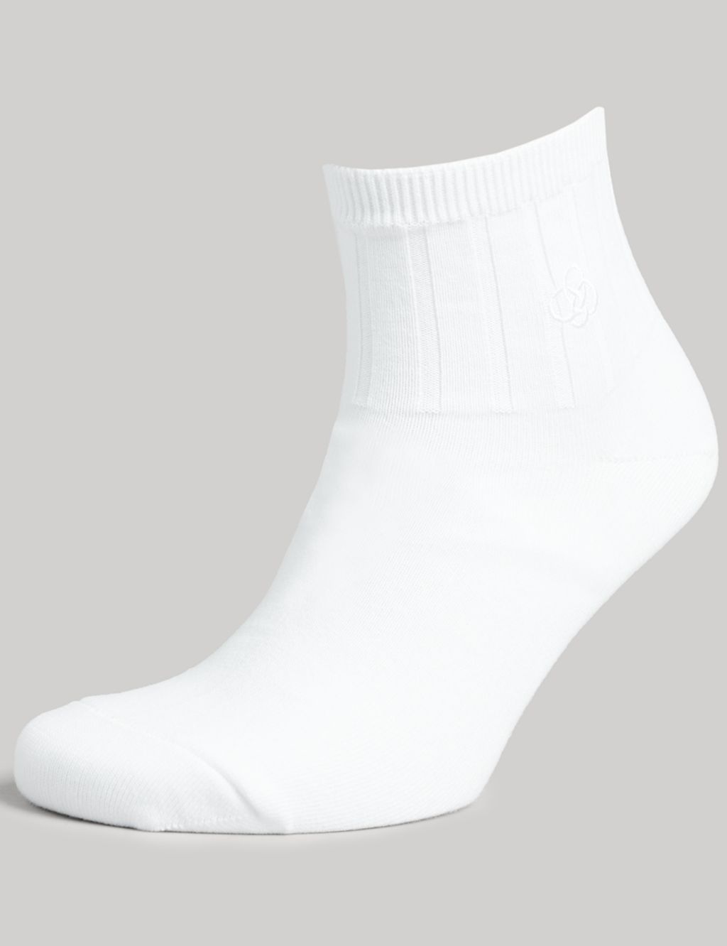 3pk Cotton Rich Ankle High Socks image 2