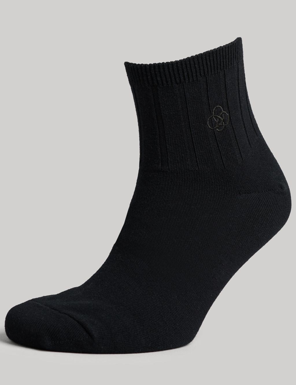 3pk Cotton Rich Ankle High Socks image 4
