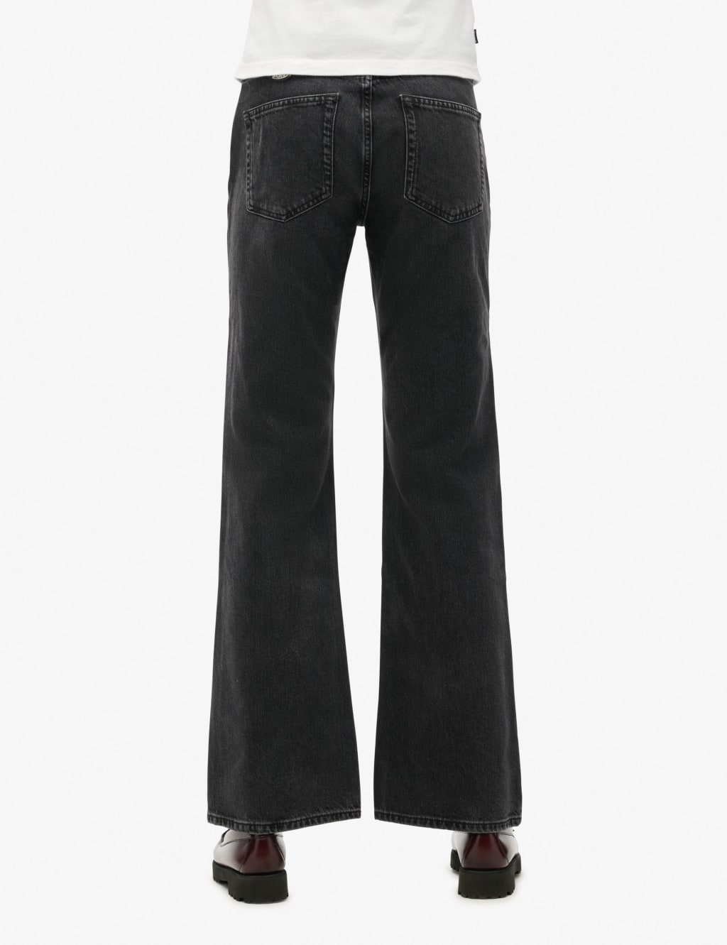 Mid Rise Slim Flare Jeans image 5