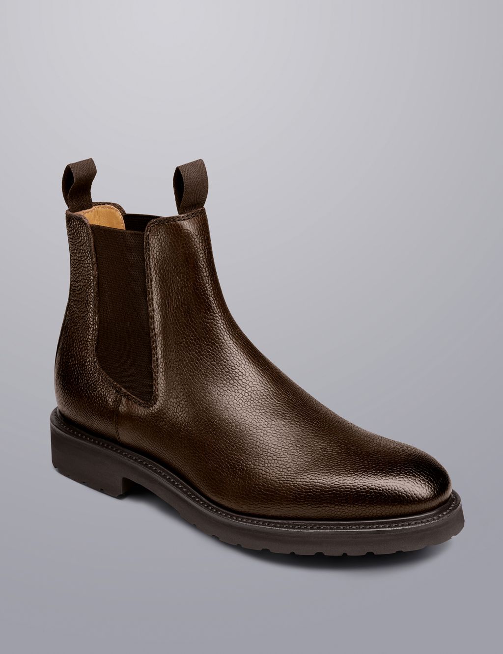 Leather Pull-On Chelsea Boots image 3