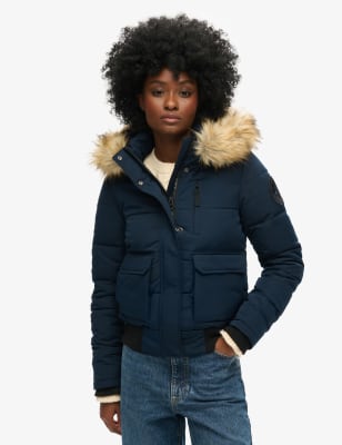 Hooded Puffer Jacket, Superdry