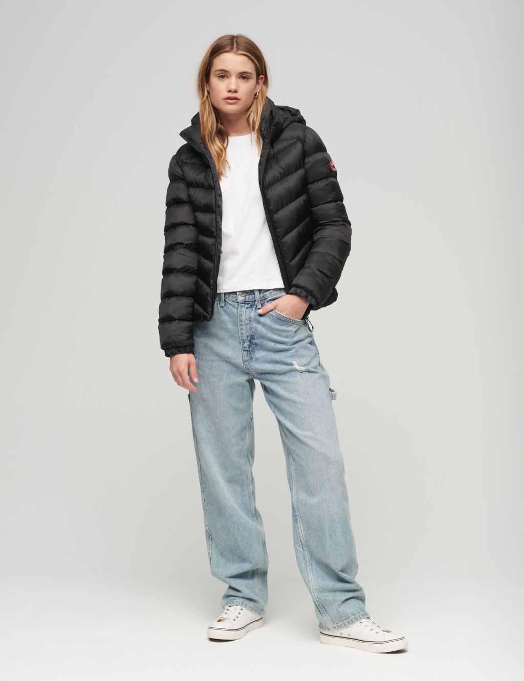 Hooded Quilted Puffer Jacket image 2