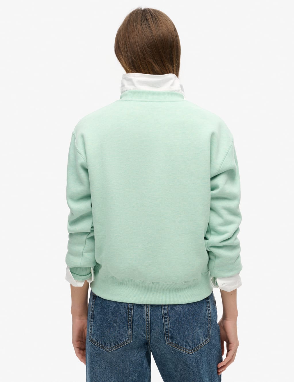 Smith&Soul / Damen-Sweat / RELAXED SWEATSHIRT SHORTSLEEVE V-NE