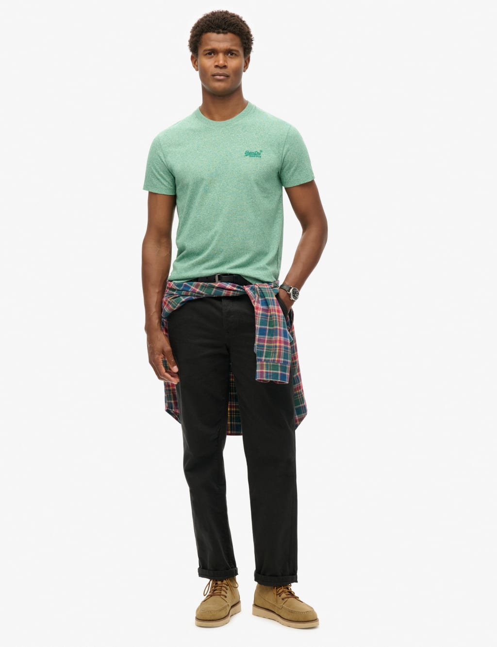 Relaxed Fit Organic Cotton Textured T-Shirt image 5