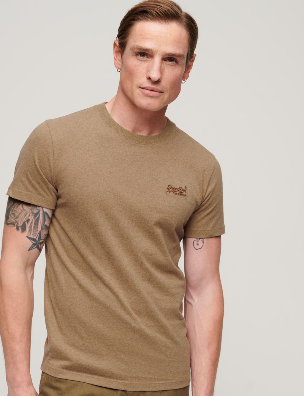 Relaxed Fit Organic Cotton Textured T-Shirt