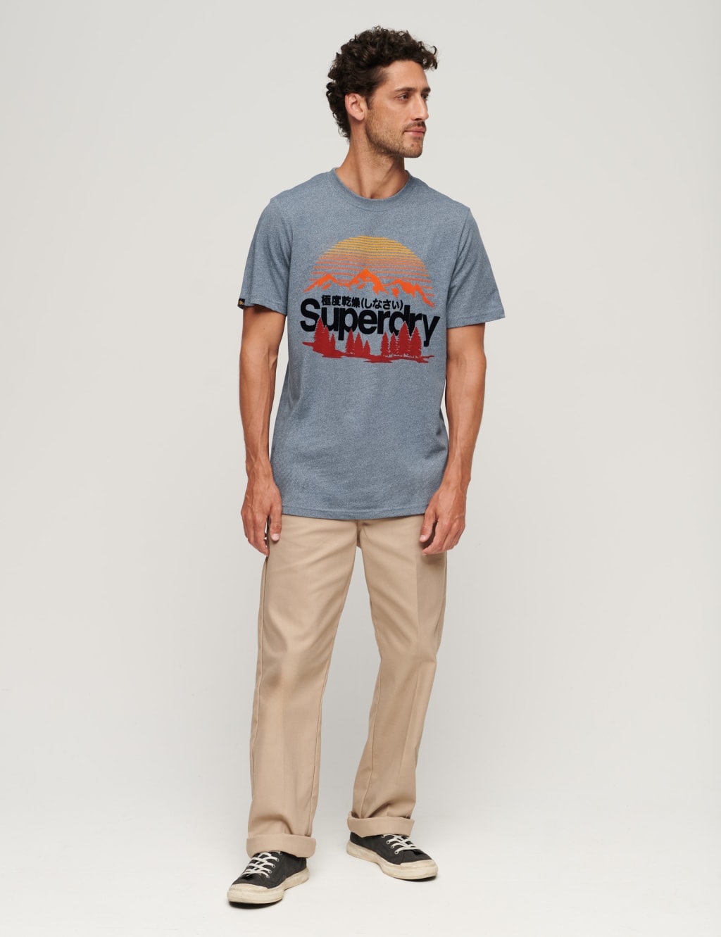 Relaxed Fit Cotton Blend Logo Graphic T-Shirt image 3