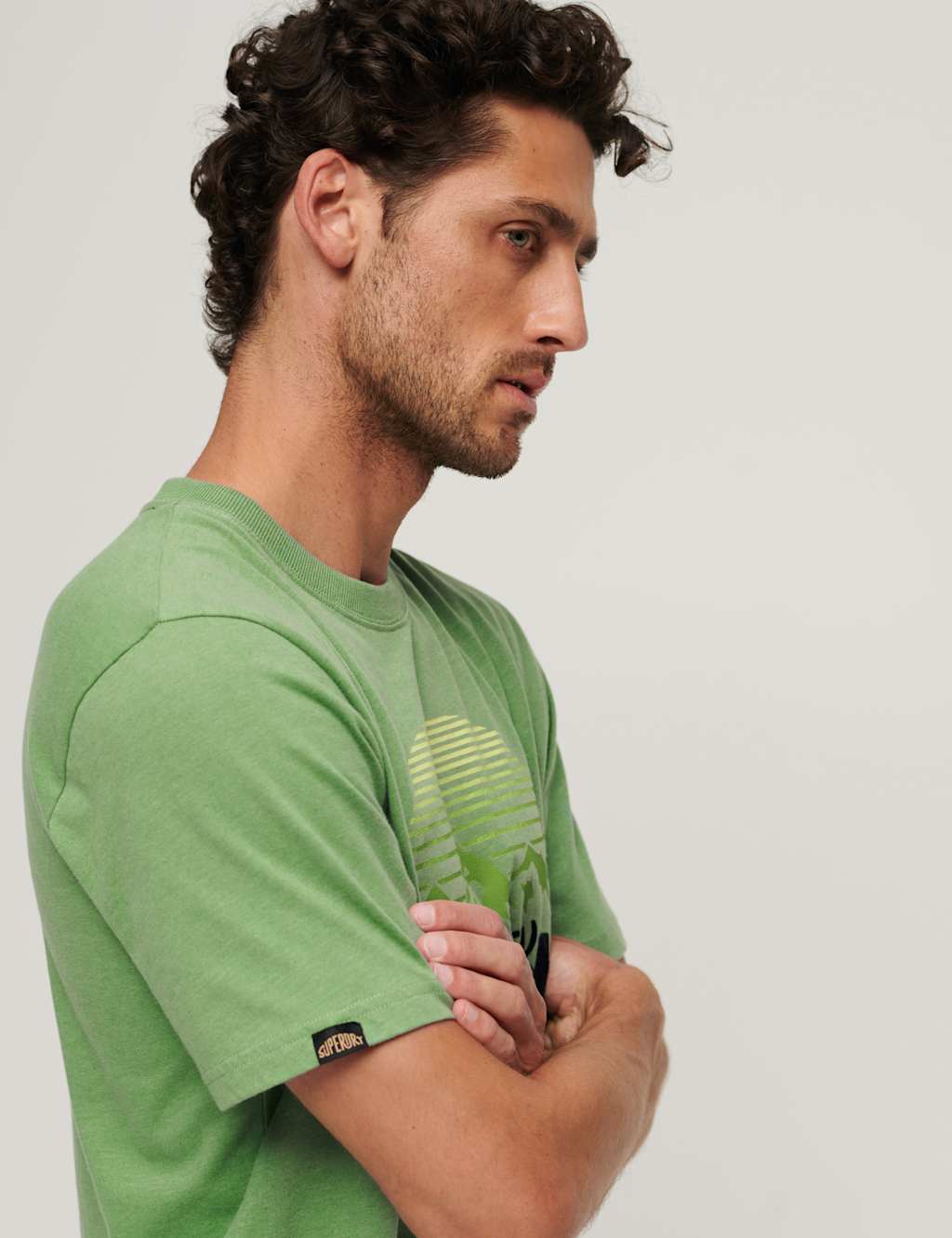 Relaxed Fit Cotton Blend Logo Graphic T-Shirt image 4