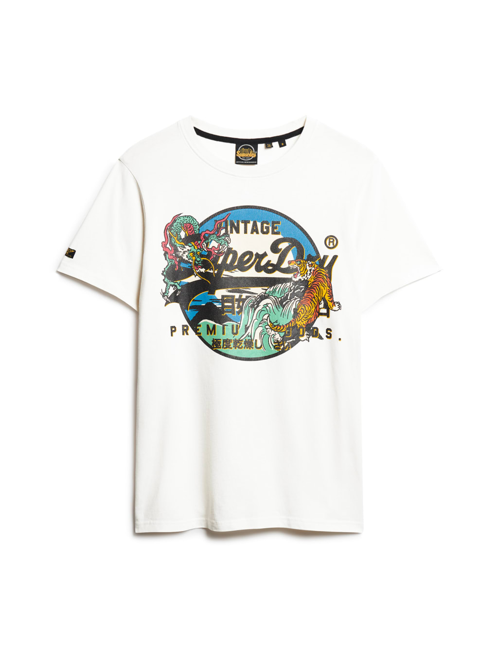 Relaxed Fit Pure Cotton Logo Graphic T-Shirt image 2