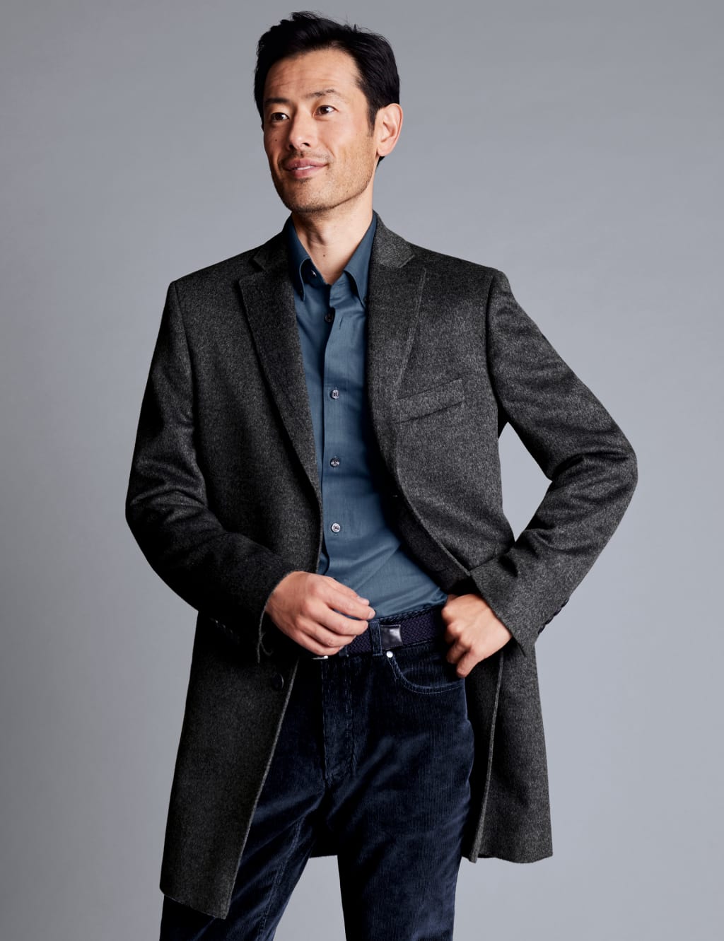 Wool Overcoat - Grey