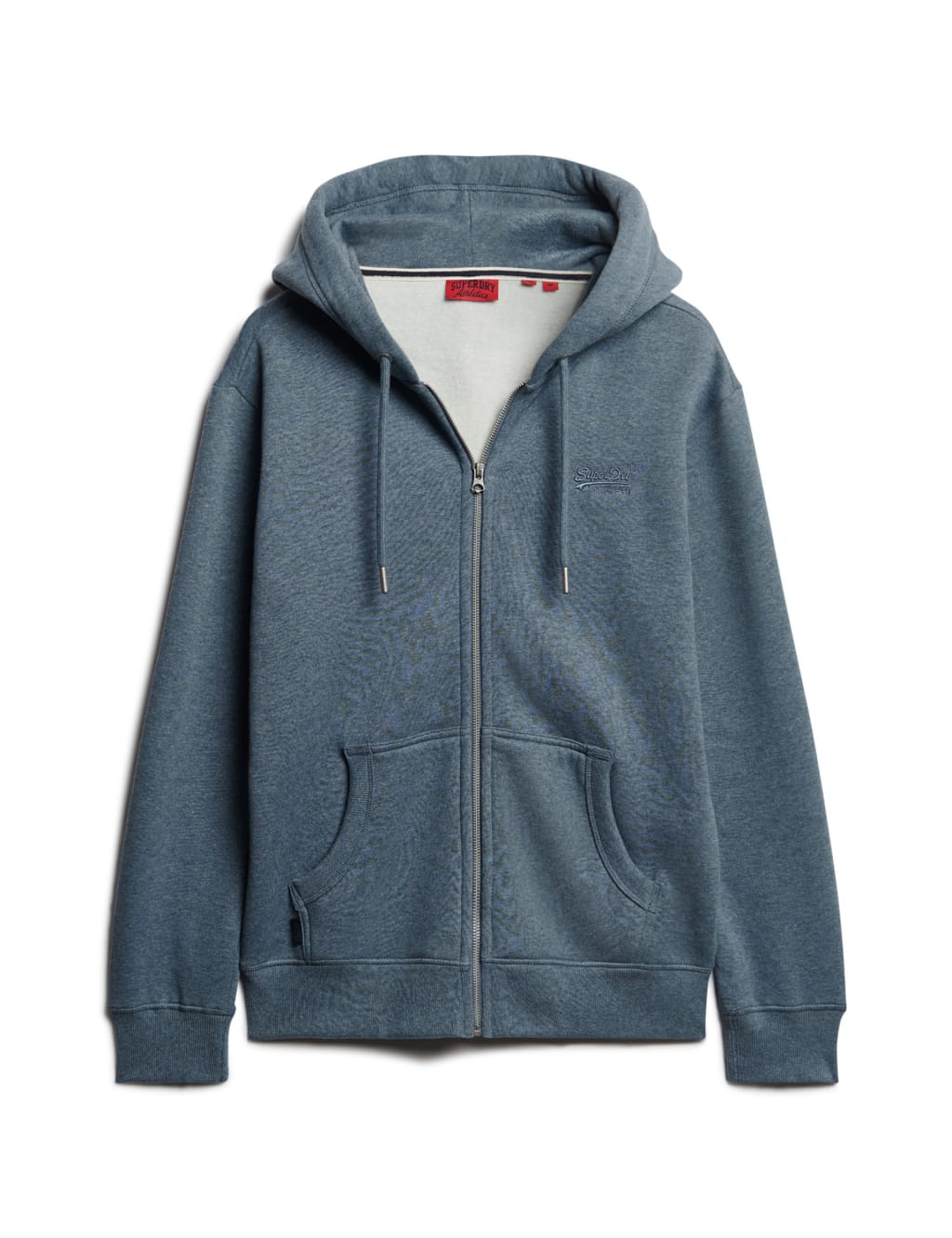 Slim Fit Cotton Rich Zip Up Hoodie image 2