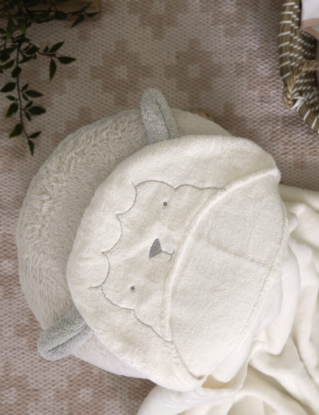 Hooded Lamb Baby Towel image 4