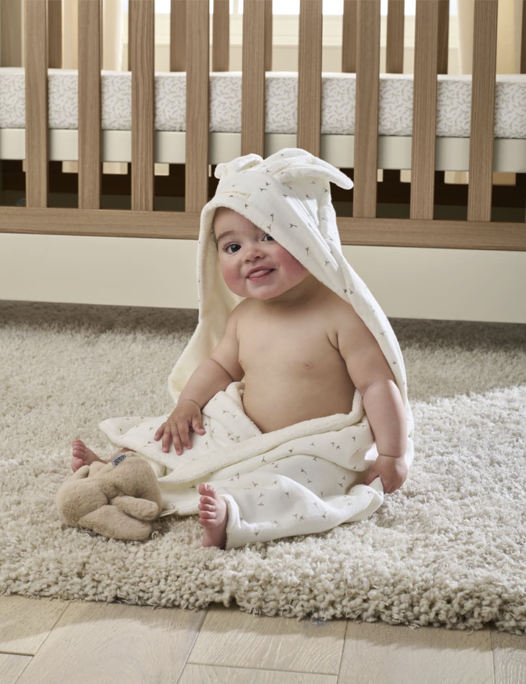 Welcome To The World Hooded Towel image 5