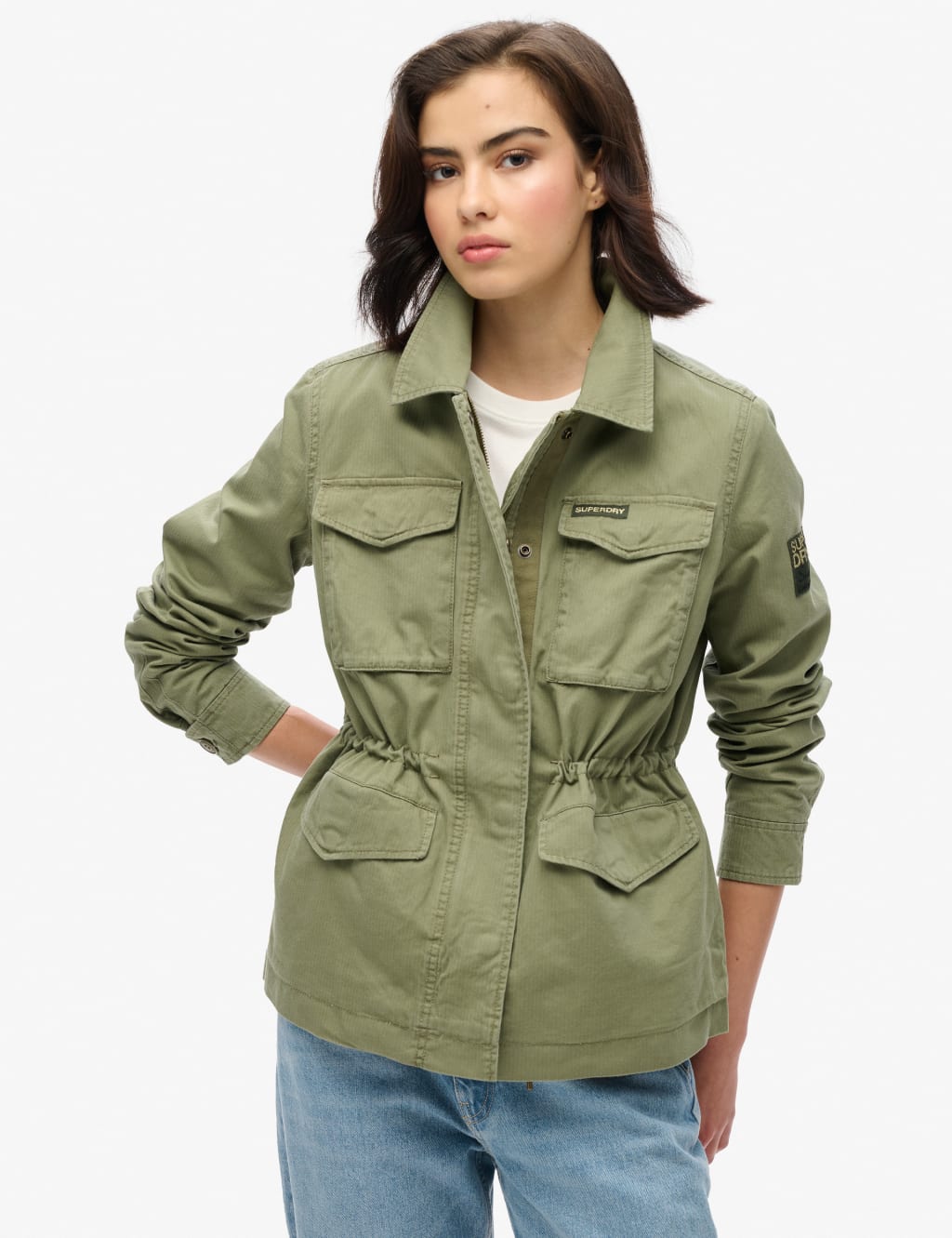 Collared Relaxed Utility Jacket