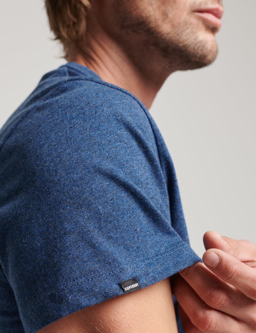 Slim Fit Organic Cotton Crew Neck T-Shirt image 4