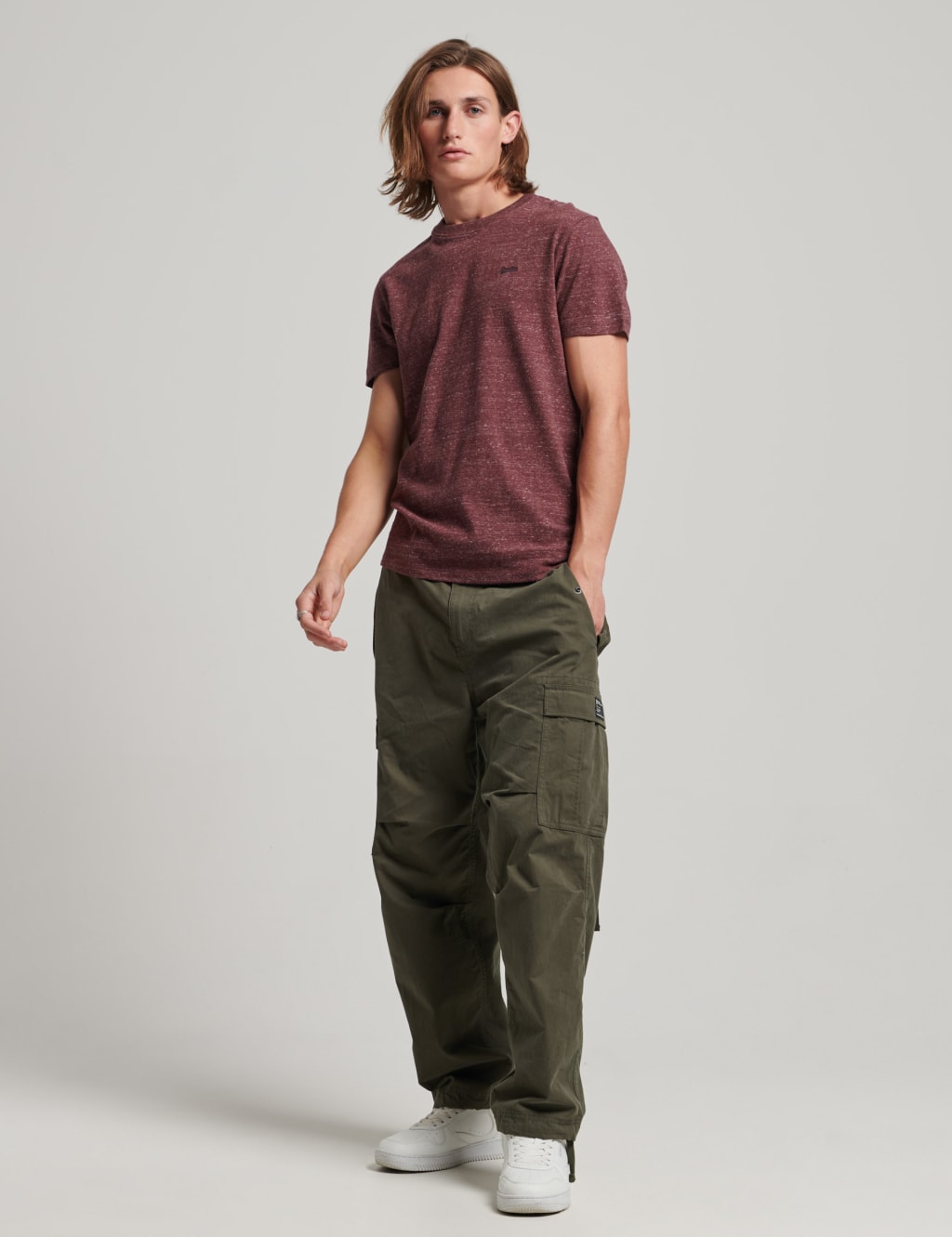 Slim Fit Organic Cotton Crew Neck T-Shirt image 2