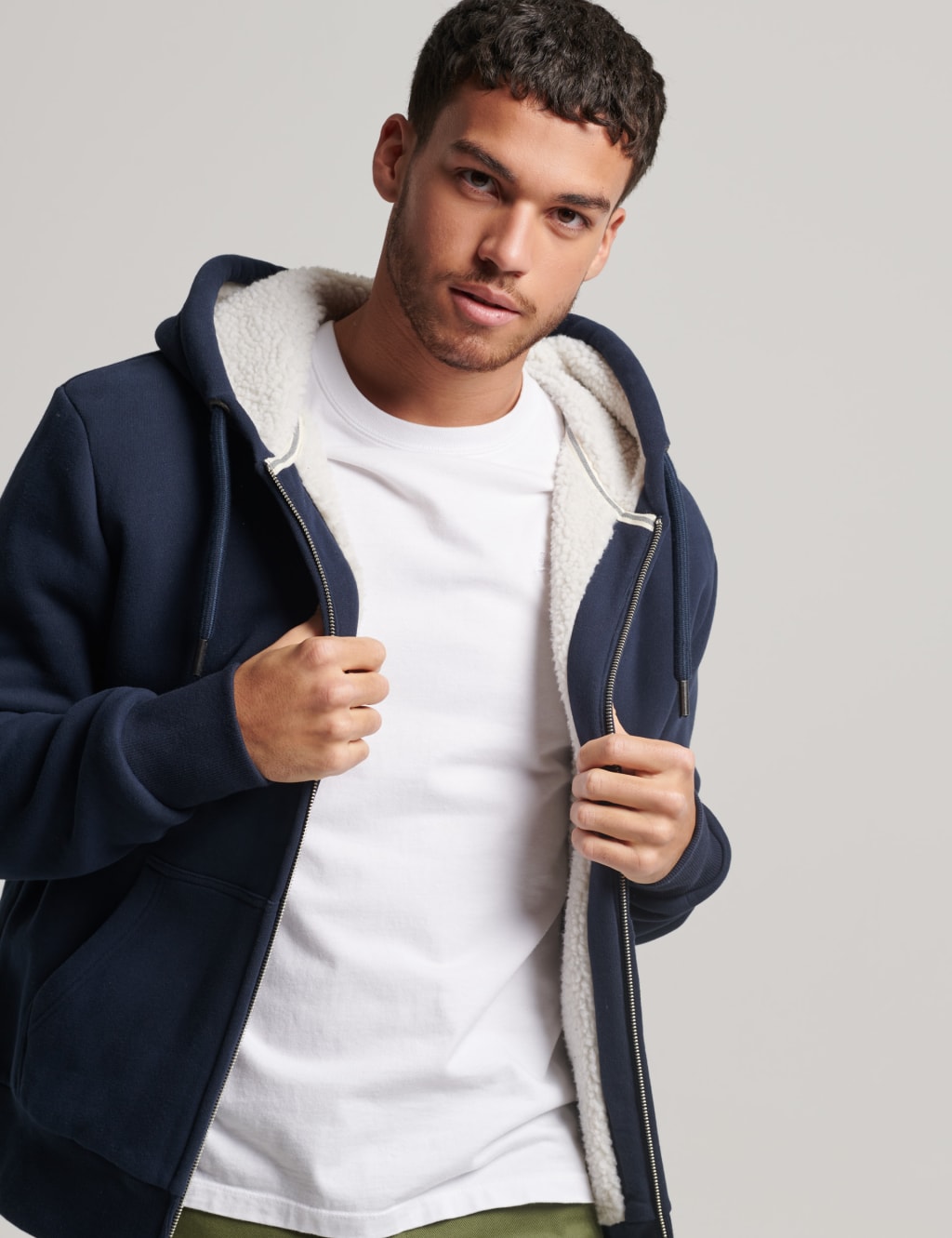 Men’s Blue Hoodies & Sweatshirts M&S