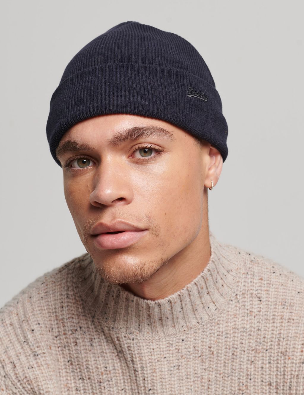 Pure Cotton Knitted Beanie Hat image 1