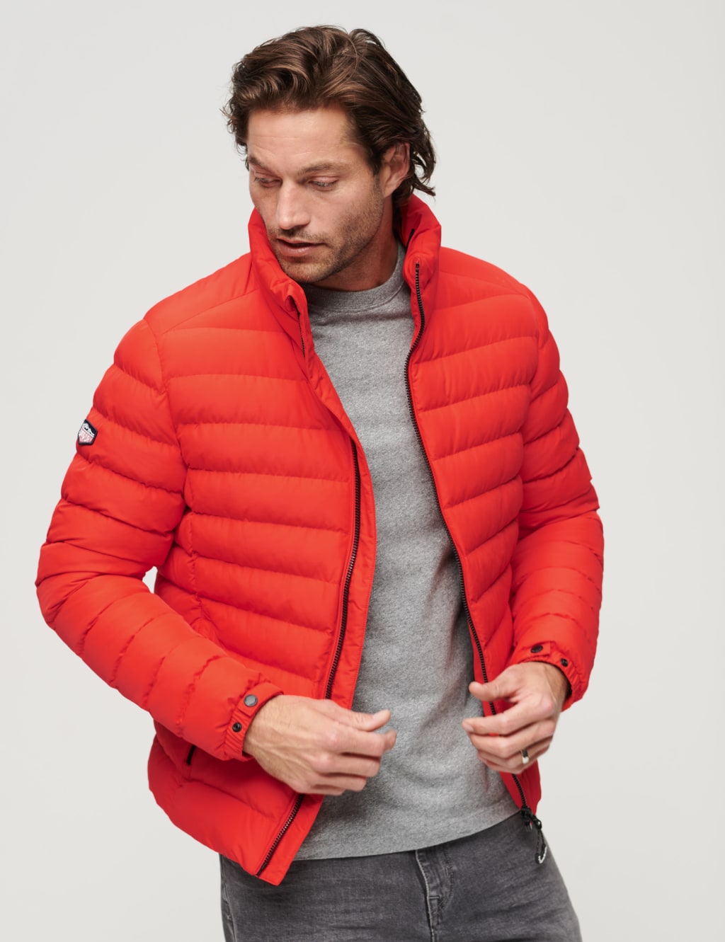 Superdry red 2025 jacket mens