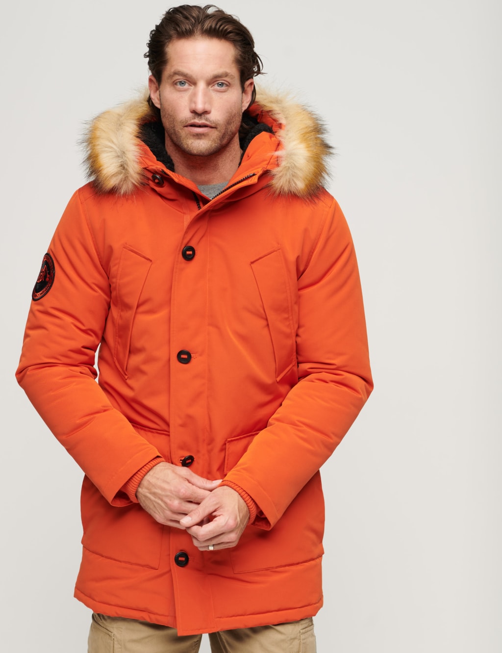 Orange coats and jackets discount