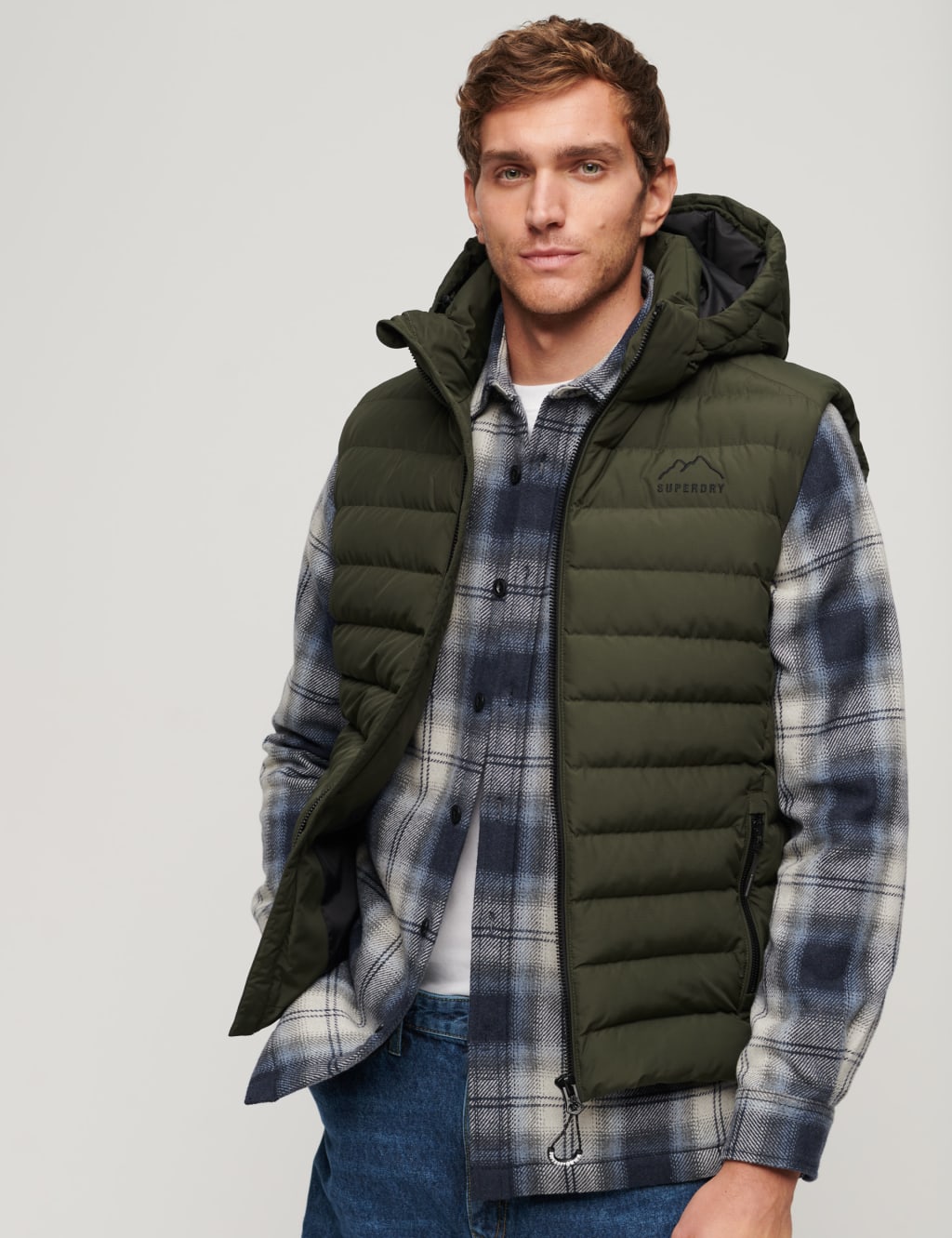 Mens puffer outlet gilet uk