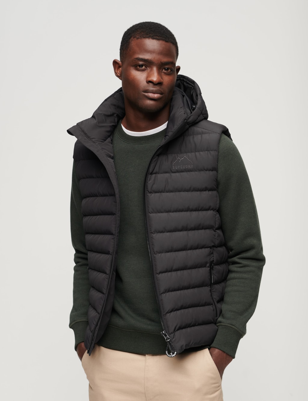 Mens on sale gilet puffer