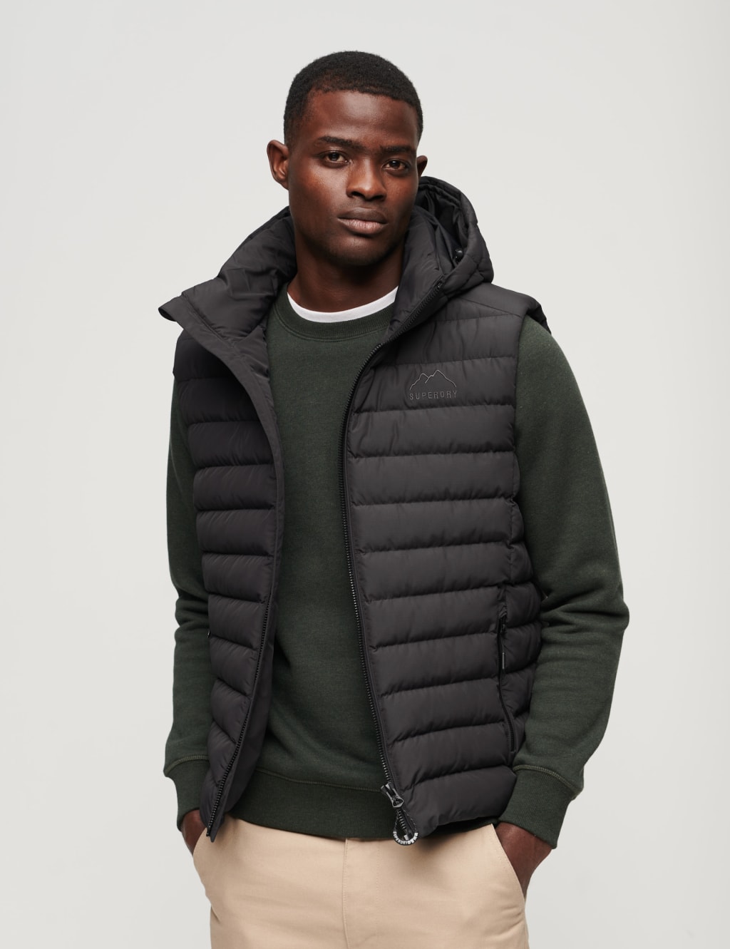 Hooded Padded Gilet