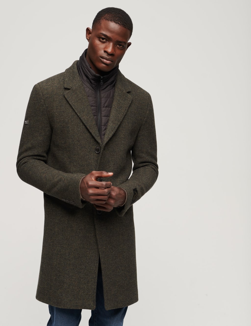 Men's wool car coats sale discount