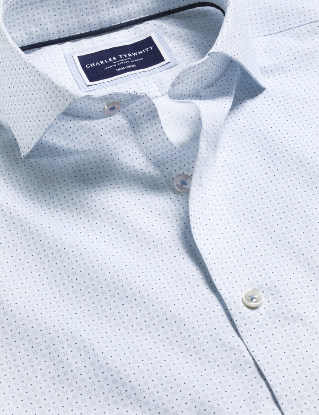 Slim Fit Non Iron Pure Cotton Print Shirt image 5