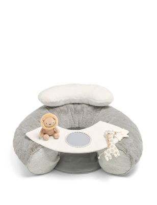 Mamas & Papas Welcome to the World Sit & Play Floor Seat (6 Mths) - Grey, Grey