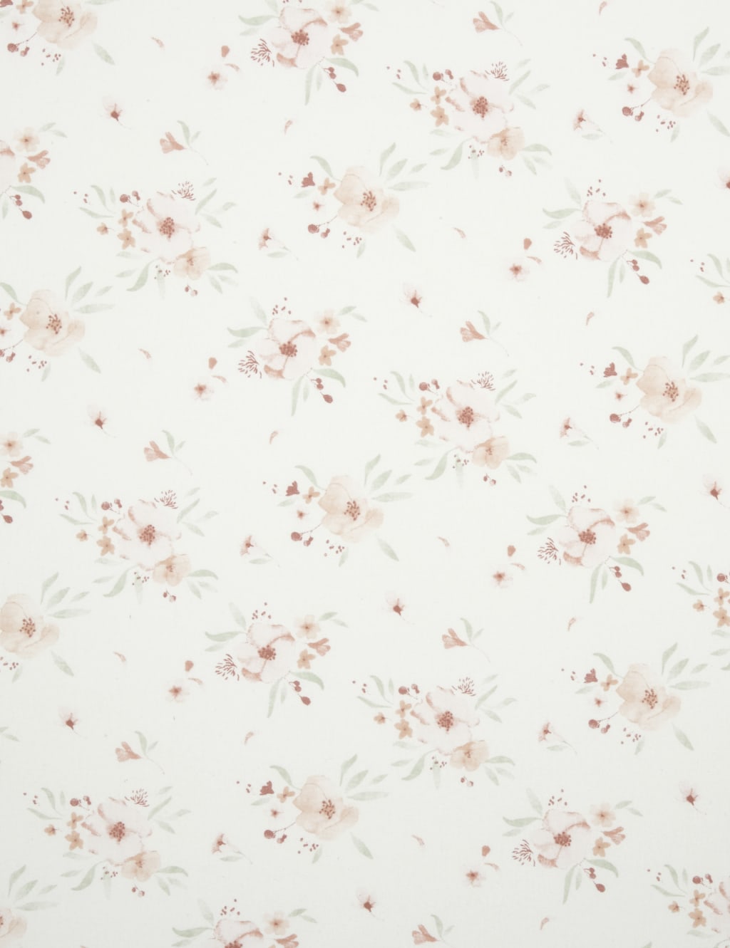 2pk Floral Cotbed Fitted Sheets image 3