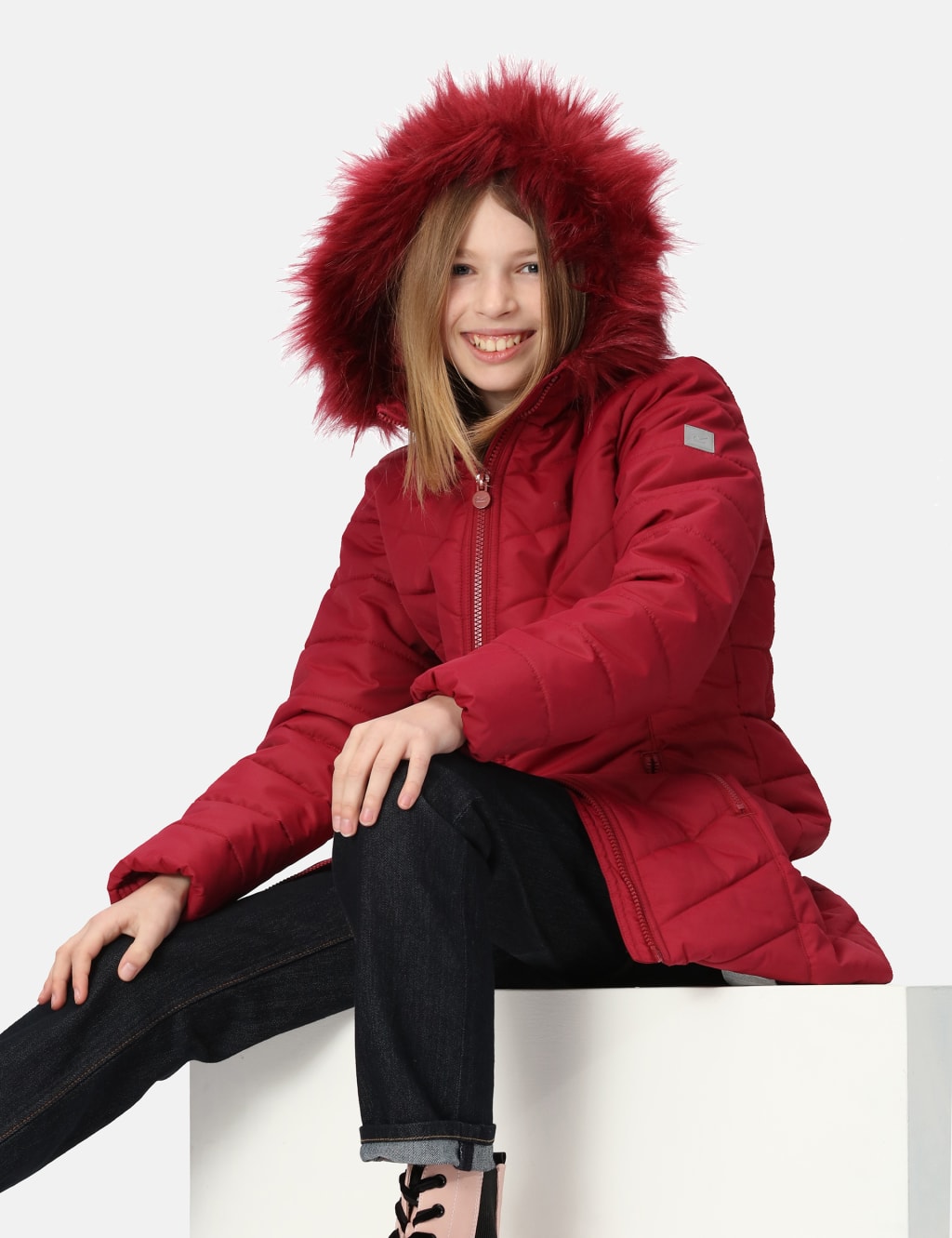 Fabrizia Padded Water-Repellent Jacket (3-14 Yrs) image 6