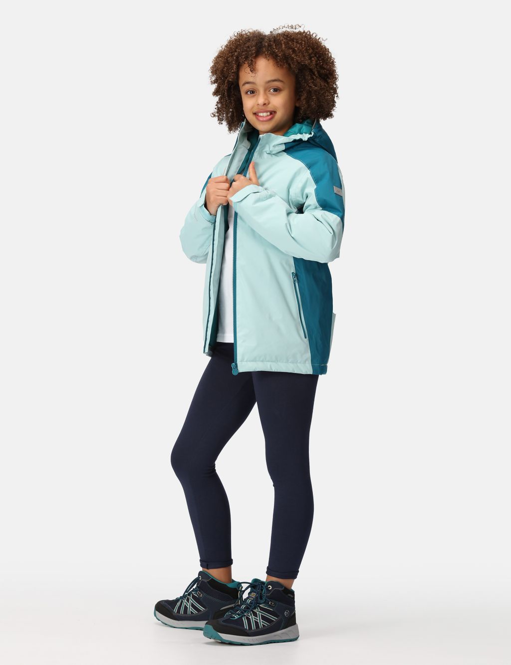 Hurdle IV Water-Repellent Hooded Jacket (3-14 Yrs) image 4