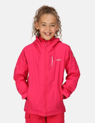 Regatta Girl's Junior Calderdale II Waterproof Jacket (3-14 Yrs) - 3-4 Y - Pink, Pink