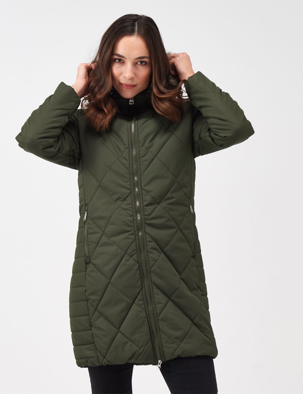 Fritha II Quilted Hooded Jacket image 1