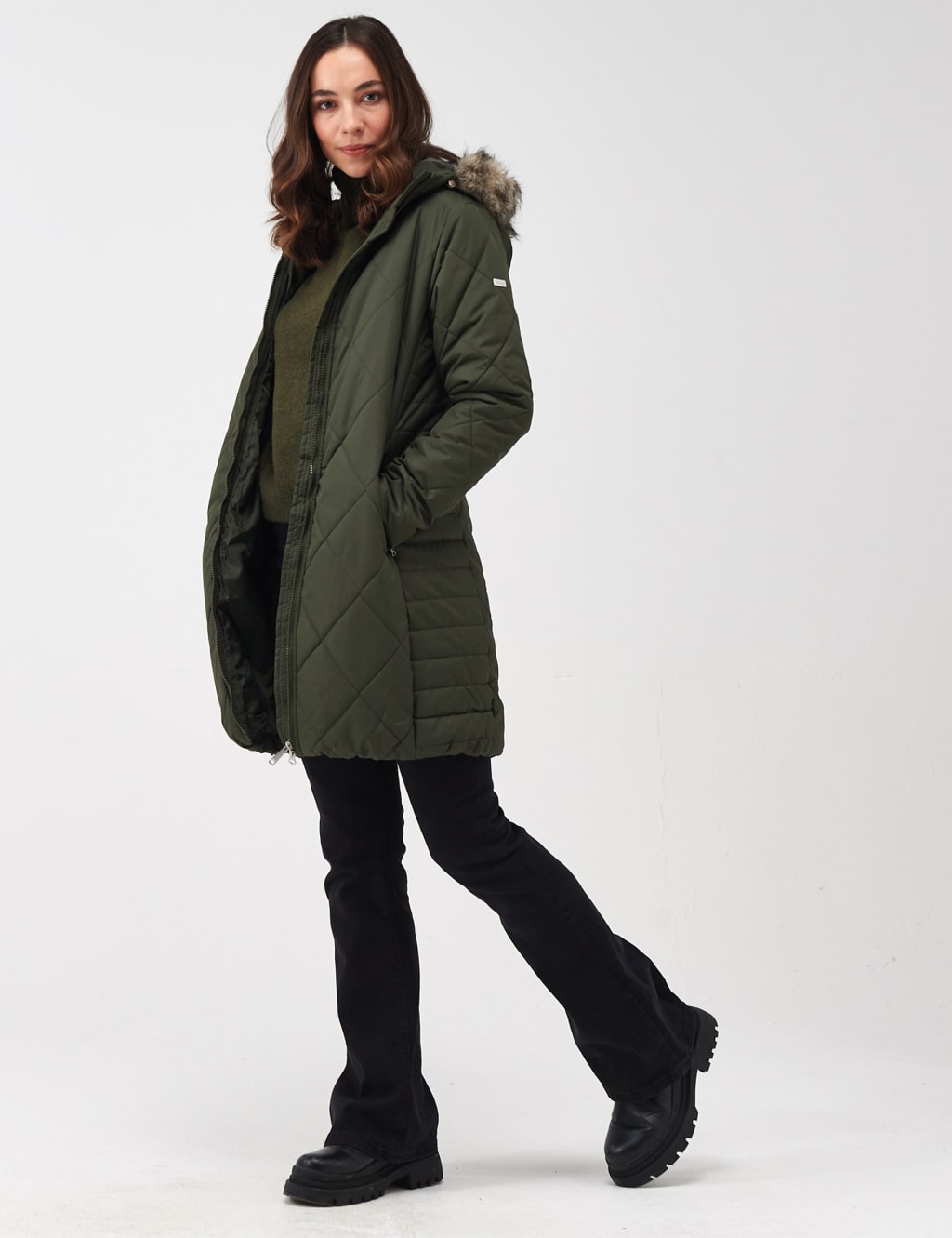Fritha II Quilted Hooded Jacket image 4