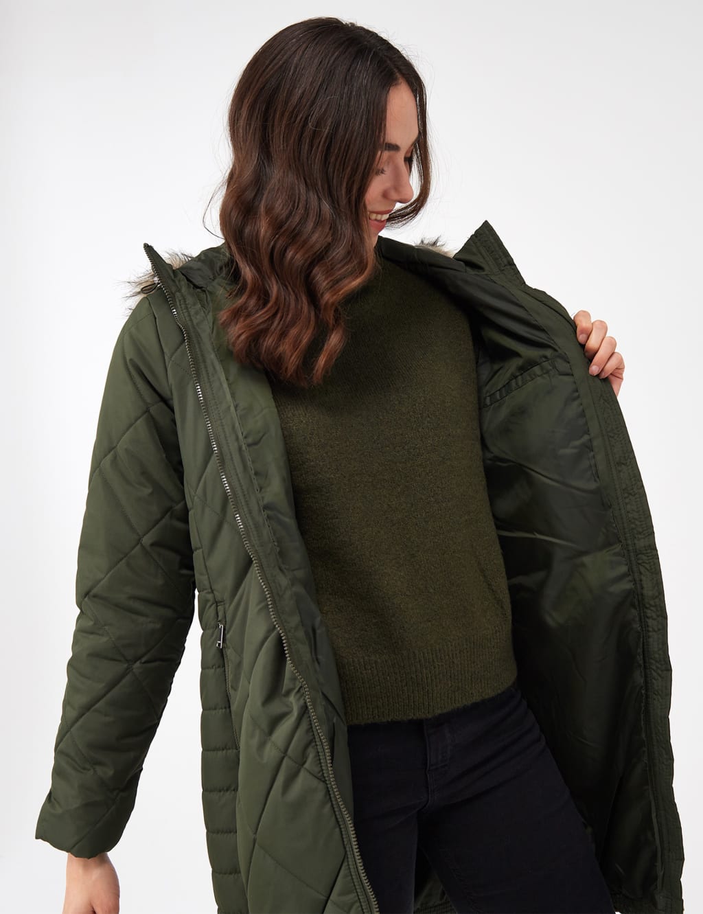 Fritha II Quilted Hooded Jacket image 7