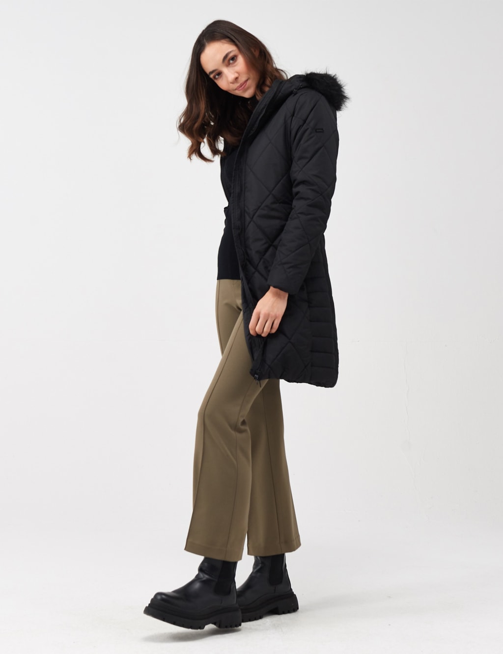 Fritha II Quilted Hooded Jacket image 4