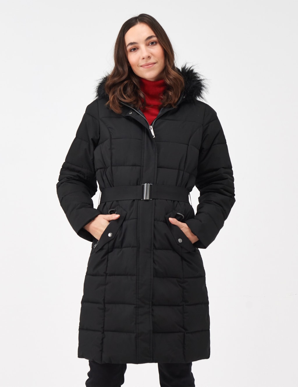 Marks and spencer outlet black coats womens