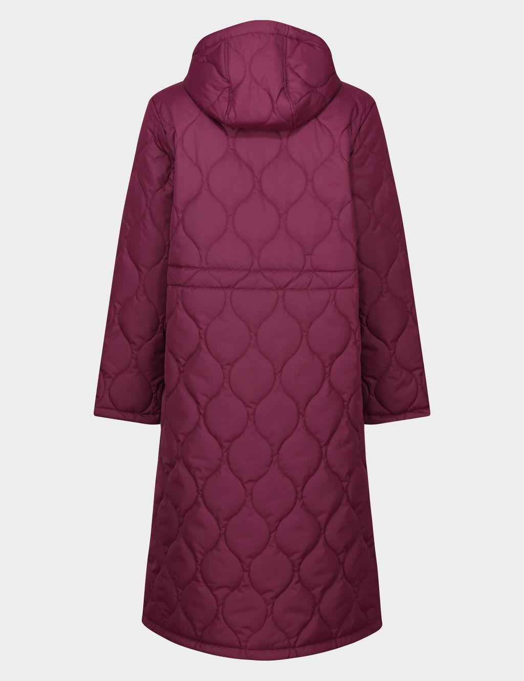 Orla Kiely Quilted Water-Repellent Longline Coat image 6