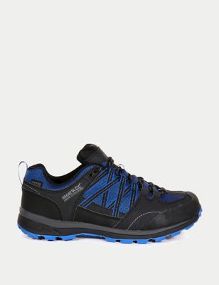 Regatta Men's Samaris Low II Waterproof Walking Shoes - 7 - Black Mix, Black Mix