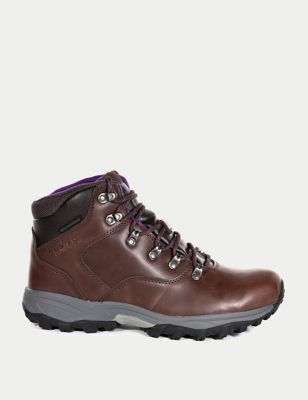 Regatta Womens Lady Bainsford Leather Walking Boots - 3 - Brown, Brown